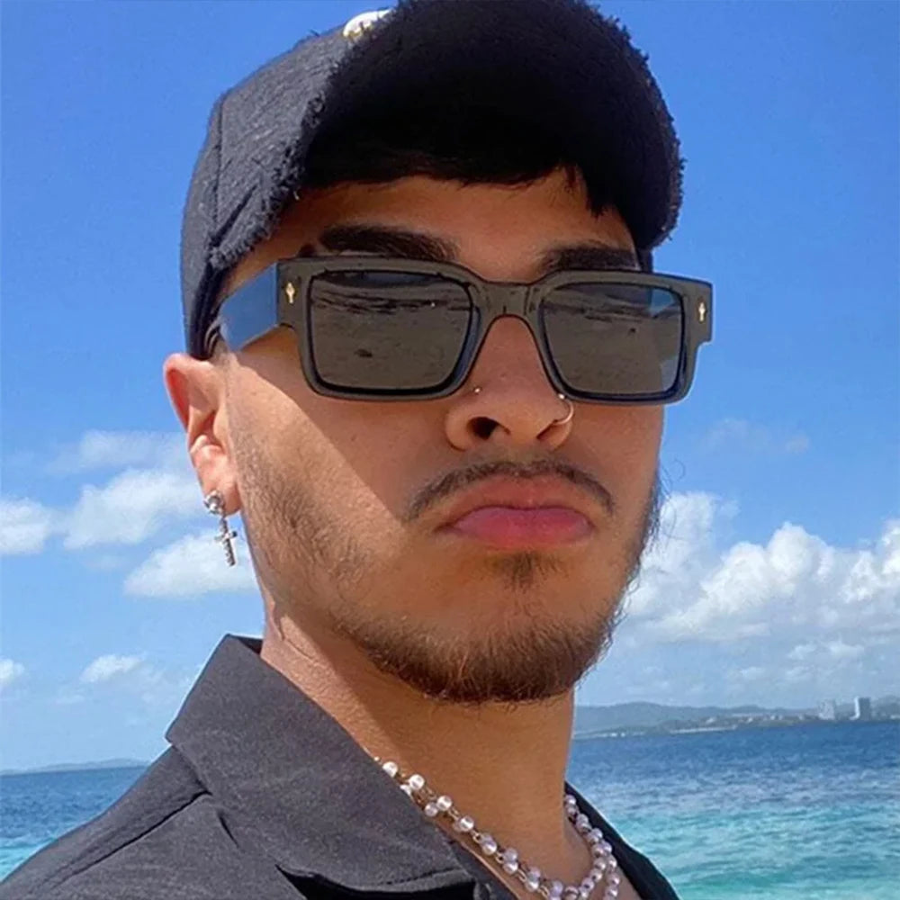 Chad Retro Square Sunglasses