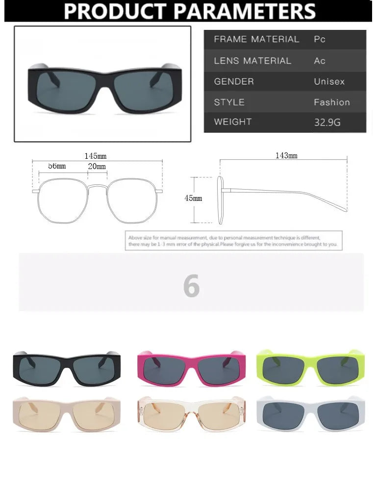 Kelsey Rectangle Sunglasses
