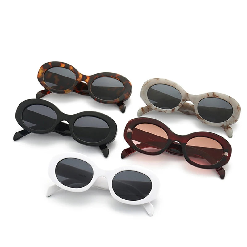 Genevieve Small Oval Sunglasses